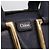 Chloé Sac à main Chloe Etel en cuir 2way Navy Gold Auth 206768 Doré Bleu Marine - vue 21