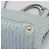 Borsa Miu Miu Matelassé in pelle 2way azzurro oro autentica 167740A D'oro Blu chiaro - vista 16