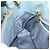 Borsa Miu Miu Matelassé in pelle 2way azzurro oro autentica 167740A D'oro Blu chiaro - vista 24