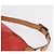 Céline Bolso de hombro CELINE C Macadam Gamuza Rojo Plata Auth BA16141 Roja - vista 14