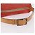 Céline Bolso de hombro CELINE C Macadam Gamuza Rojo Plata Auth BA16141 Roja - vista 8