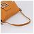 Bolsa de Ombro FENDI Mamma Baguette em Couro Marrom Prata Auth ep16384A - vista 7