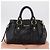 Bolsa de mão Miu Miu em couro 2way Preta Dourada Auth 167738SAM Preto Dourado - vista 12