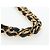 Borsa a tracolla CHANEL Chain Matelasse25 Lamb Skin Black Gold CC Auth BA16028SAV Nero D'oro - vista 8