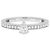 Anillo Chaumet "Triomphe de Chaumet", platino, diamantes.