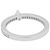 Anillo Chaumet "Triomphe de Chaumet", platino, diamantes. - vista 4