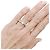 Anillo Chaumet "Triomphe de Chaumet", platino, diamantes. - vista 5