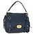 Borsa a tracolla Miu Miu Turn Lock in pelle 2way Navy Gold Auth am12764V D'oro Blu navy