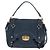 Borsa a tracolla Miu Miu Turn Lock in pelle 2way Navy Gold Auth am12764V D'oro Blu navy - vista 13