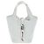 Hermès Borsa HERMES Picotan Lock PM Pelle Taurillon White Silver Auth 204895SAM Argento Bianco - vista 2