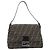 Borsa a Tracolla FENDI Zucca Canvas Mamma Baguette Nero Argento Auth BA16202V - vista 13