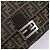 Borsa a Tracolla FENDI Zucca Canvas Mamma Baguette Nero Argento Auth BA16202V - vista 18