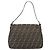 Borsa a Tracolla FENDI Zucca Canvas Mamma Baguette Nero Argento Auth BA16202V - vista 2