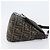 Borsa a Tracolla FENDI Zucca Canvas Mamma Baguette Nero Argento Auth BA16202V - vista 3