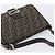 Borsa a Tracolla FENDI Zucca Canvas Mamma Baguette Nero Argento Auth BA16202V - vista 6