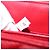 PRADA Chain Shoulder Bag Leather Red Silver Auth 206931V Silvery - view 10