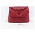 PRADA Chain Shoulder Bag Leather Red Silver Auth 206931V Silvery - view 12