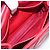 PRADA Chain Shoulder Bag Leather Red Silver Auth 206931V Silvery - view 26