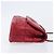 PRADA Chain Shoulder Bag Leather Red Silver Auth 206931V Silvery - view 3