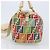 FENDI Zucca Canvas Handtasche 2way Multicolor Gold Auth 204048A Mehrfarben Golden - Ansicht 3
