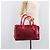 Borsa a mano LOEWE Amazona 36 in pelle rossa e oro autentica 206725A Rosso D'oro - vista 29