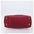 Borsa a mano LOEWE Amazona 36 in pelle rossa e oro autentica 206725A Rosso D'oro - vista 5