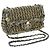 CHANEL Chanel 19 Chain Shoulder Bag Tweed Yellow Silver CC Auth BA16207SM Silber Gelb
