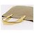 Borsa a mano PRADA Canvas Beige Silver Auth 206790A Argento - vista 6