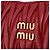 Miu Miu Matelasse Wonder Square Small Bag Leather 2way Red Gold Auth 204494M Rosso D'oro - vista 19