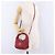 Miu Miu Matelasse Wonder Square Small Bag Leather 2way Red Gold Auth 204494M Rosso D'oro - vista 23