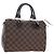 Borsa a mano LOUIS VUITTON Damier Ebene Speedy 25 N41532 LV Auth am12750V