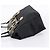 VERSACE Schultertasche Nylon Leder Black Gold Auth 205264 Schwarz Golden - Ansicht 3
