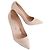 Décolleté Manolo Blahnik in camoscio beige - vista 3
