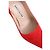 Décolleté Manolo Blahnik in camoscio rosso - vista 4