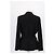 Blazer negro de viscosa The Kooples - vista 3