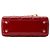 DIOR - Borsa a tracolla Lady Dior Mini in pelle cannage verniciata bordeaux Bordò - vista 4