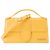 JACQUEMUS - Borsa a tracolla Le Grand Bambino Jacquemus in pelle liscia gialla Giallo