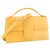 JACQUEMUS - Borsa a tracolla Le Grand Bambino Jacquemus in pelle liscia gialla Giallo - vista 2