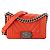 CHANEL - Borsa a tracolla mini Chanel Boy in pelle liscia arancione