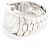 Bulgari Relógio Bvlgari Assioma AA48S L6648 SS WZ com mostrador bege Prata - vista 5
