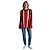 Akris Punto Langärmeliger Wollstrickpullover Orange / Cream / Black Mehrfarben - Ansicht 4