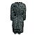 Abito in cotone floreale Marc Jacobs blu navy con applicazioni di pietre multicolore e cintura - vista 3