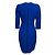 Autre Marque Vestido midi ajustado de crepé azul cobalto Narciso Rodriguez - vista 3