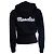 Moncler, Schwarzer Hoodie mit Logo - Ansicht 3