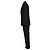 Autre Marque Suitsupply, esmoquin Havana seersucker negro - vista 3