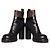 Louis Vuitton, botas de cano curto com fivela star trail Marrom Preto - vista 3
