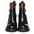Louis Vuitton, botas de cano curto com fivela star trail Marrom Preto - vista 4