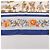 Garden Hermès Carré 90 "Les Jardiniers du Roy" Foulard di seta Blu - vista 7