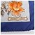 Garden Hermès Carré 90 "Les Jardiniers du Roy" Foulard di seta Blu - vista 8