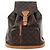 Zaino vintage Louis Vuitton Montsouris GM Monogram Canvas in marrone M51135